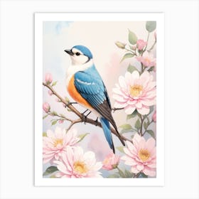 Bird On A Branch Art Print