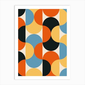 Abstract Geometric Pattern 17 Art Print