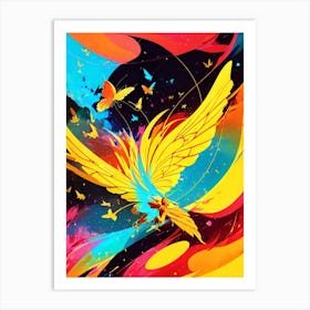 Phoenix In Flight Art Print