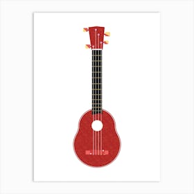 Ukulele illustration Art Print