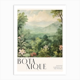 Botanique Fantasy Gardens Of The World 1 Art Print