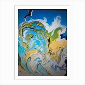 Abstract 41 By Binod Dawadi Art Print