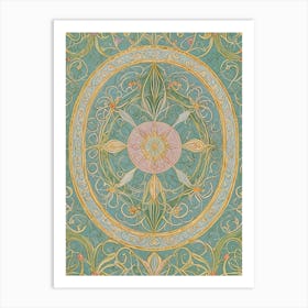 Kaleidoscope In Pastel Art Print