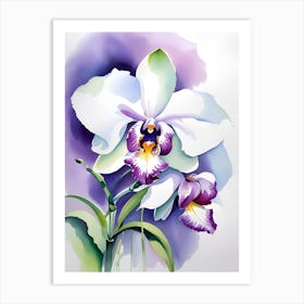 Orchid Painting 1 Art Print