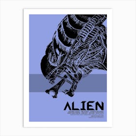 Alien artwork Art Print