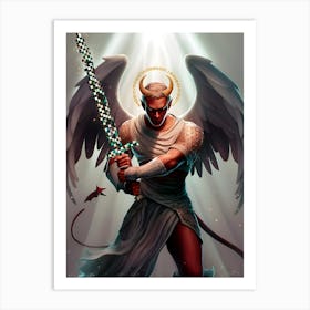 Devil With Sword 1 Art Print