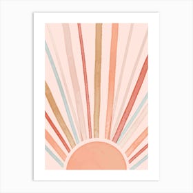 Sun Rises Bohemian Art Print