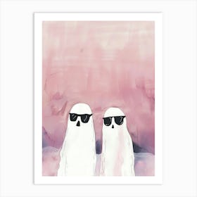 Ghosts In Sunglasses 1 Art Print