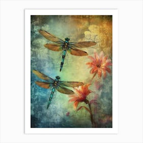 Dragonfly Coastal 2 Art Print