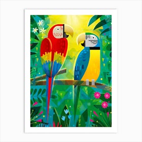 Macaws Art Print