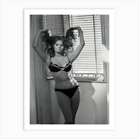 Sophia Loren Undressing Art Print