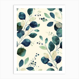 Eucalyptus Leaves 25 Art Print