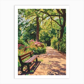 Belsize Park London Parks Garden 2 Painting Art Print