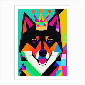 King Of The Dog Art Print