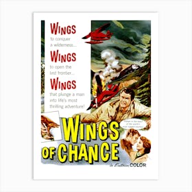 Wings Of Chance, Movie Poster Art Print