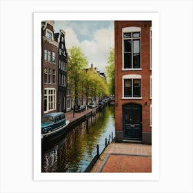 Amsterdam Canal Art Print