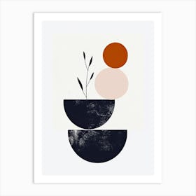 Mariehamn Stone Park Bauhaus Minimalist Art Print