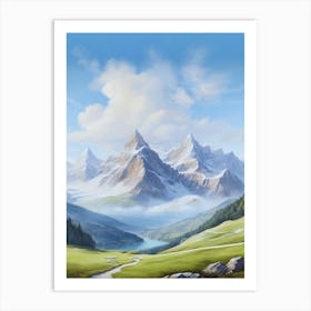 Swiss Alps.4 Art Print