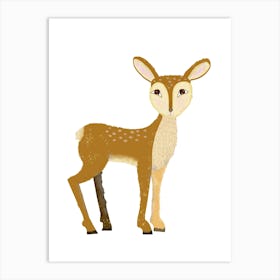 Sweet Deer 1 Art Print