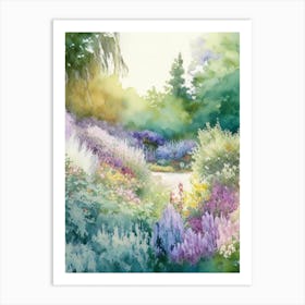 Chanticleer Garden, Usa 2, Pastel Watercolour Art Print