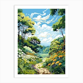 Royal Botanical Gardens Burlington Canada Illustration 1  Art Print