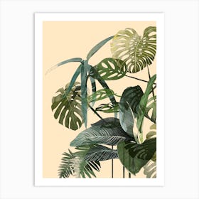 Tropical Plants Art Print