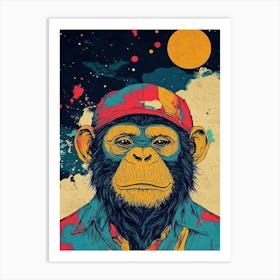 Chimpanzee Art Print