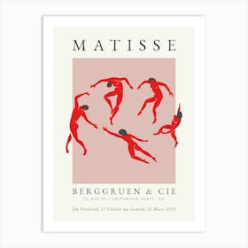 Matisse Print Dance in Red Art Print