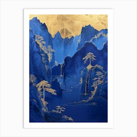 'Blue Mountain' Art Print