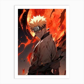 Naruto 8 Art Print