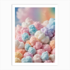 Rainbow Clouds 4 Art Print