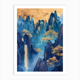 Chinese Mountains 17 Art Print