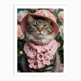 Cat In A Hat 1 Art Print