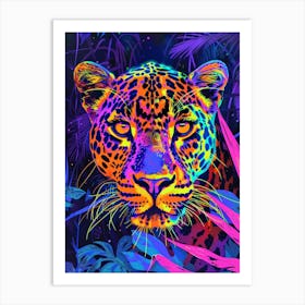 Psychedelic Jungle 1 Art Print