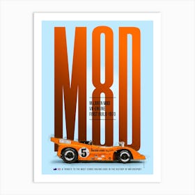 McLaren M8D Tribute Art Print