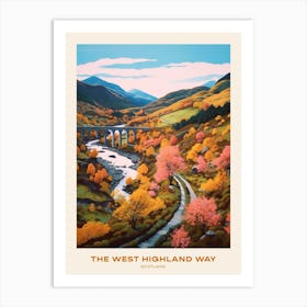 The West Highland Way Scotland 2 Hike Poster Art Print