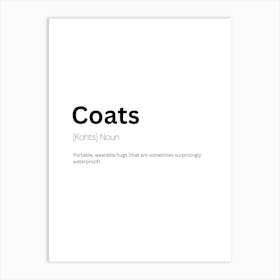 Coats Definition Meaning 1 Poster