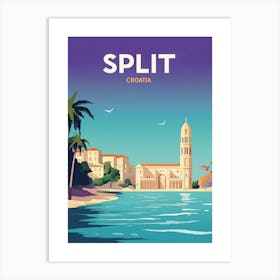 Split Croatia Print Poster