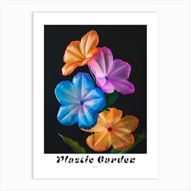 Bright Inflatable Flowers Poster Phlox 1 Art Print