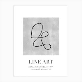 Line Art Abstract Collection 10 Art Print