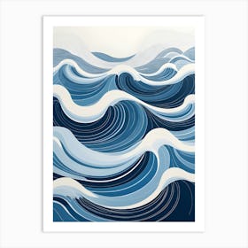 Ocean Waves 9 Art Print