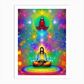 Meditating Buddha Art Print