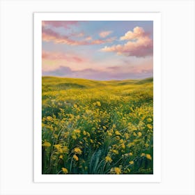 Canola Field Art Print