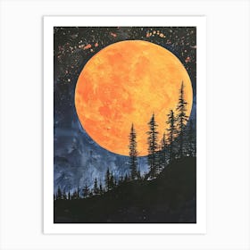 Full Moon 3 Art Print