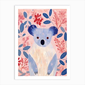 Playful Illustration Of Koala For Kids Room 7 Art Print