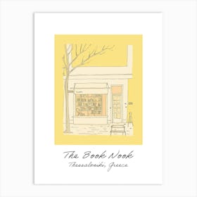 Thessaloniki, Greece The Book Nook Pastel Colours 2 Poster Art Print