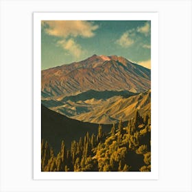 Teide National Park Spain Vintage Poster Art Print