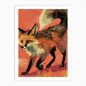 Fox Illustration 20 Art Print