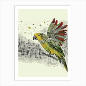 Rocco Parrot Canvas Print Art Print