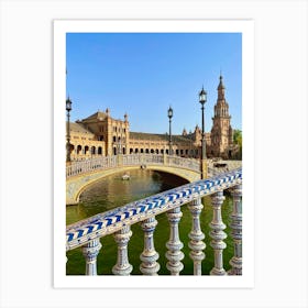 Plaza de España en Sevilla, Spain Art Print